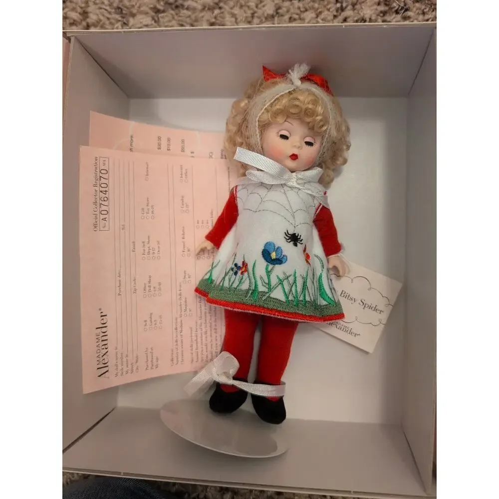 Madame Alexander Itsy Bitsy Spider Doll New Condition In Box #38785 2004